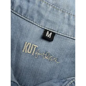 Kut from the Kloth Womens Denim Jean Button Up Shirt MEDIUM Blue thumbnail 4