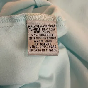 Delicates Vintage Light Blue Nightgown Size Small With Embroidery and Lace thumbnail 14