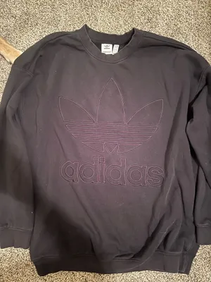 Black Adidas Crewneck Sweatshirt Women’s thumbnail 1