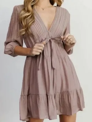 NWT Baltic Born Amelia Dress Dusty Lavender Size Small thumbnail 1
