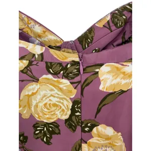 Zara Floral Midi Dress Sweetheart Bustier Coquette Bodycon‎ Pencil Size Small thumbnail 8