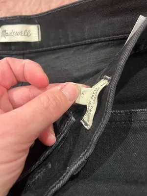 Madewell 27 Women's Black Vintage Flare Jeans thumbnail 5