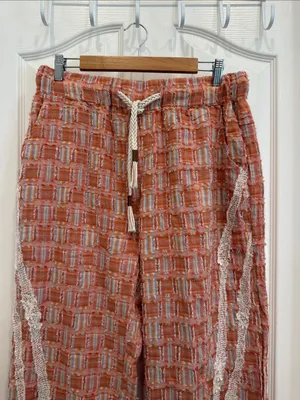 POL lace trim wide leg pants thumbnail 5