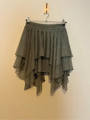 Free People Intimately All Season Half Slip Skirt in Olive Green Size‎ XS thumbnail 8