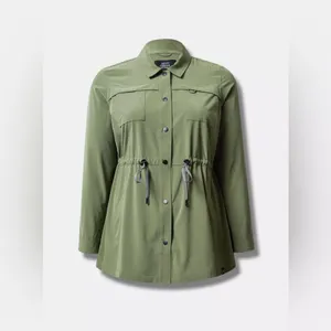 Torrid Happy Camper Stretch Woven Anorak Jacket thumbnail 2