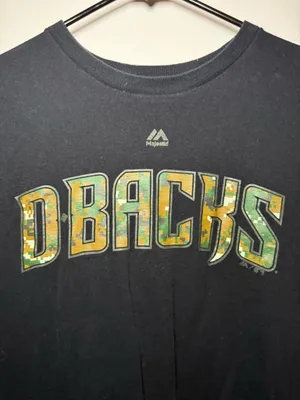 Majestic Arizona Diamondbacks Military Green Logo Black T-Shirt men’s Xl Goldschmidt 44 thumbnail 4
