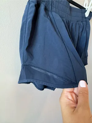 Lululemon Women’s Hotty Hot Shorts with Liner Navy Size 6 thumbnail 5