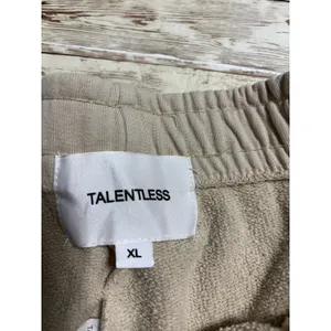 Talentless Heavyweight Classic Shorts Size XL Bone Comfy Sweats Drawstring thumbnail 3