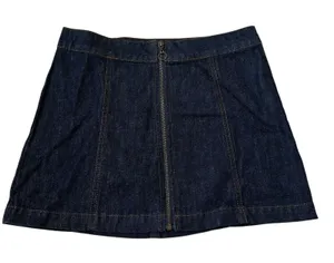 Altar’d State Blue Full Zip Denim Skirt Women's Size S | 41-66 thumbnail 1