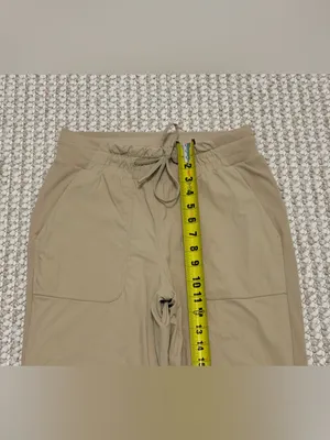 Lululemon Beyond the Studio 7/8 Joggers size 6 tan thumbnail 6