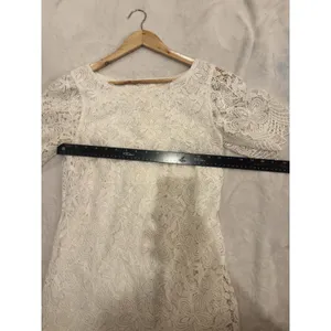 Anthropologie Women’s White Charleston Lace Mini Dress size Us 10 thumbnail 12