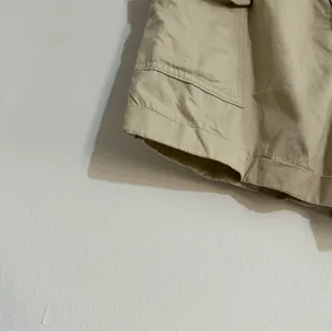 Abercrombie & Fitch High Rise Cargo Utility Cotton Shorts Tan Neutral Medium thumbnail 2