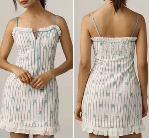 Anthropologie Maeve Sleeveless Ruffle-Hem Mini Dress, Size L thumbnail 2