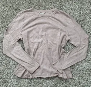 Old Navy Everywear Light Pink Long Sleeve Top thumbnail 1