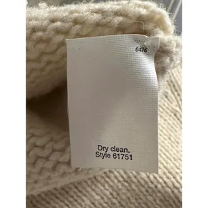 J.Crew classic cream lambswool long sleeve w/ elbow patch V-neck sweater Medium thumbnail 2