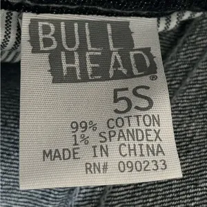 Women's Bull Head Laguna Bootcut Jeans‎ Distressed Dark Wash Size 5 Short thumbnail 9