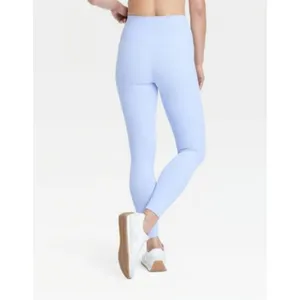 All in Motion Periwinkle Blue Everyday Soft High Rise Ribbed Leggings XS thumbnail 2