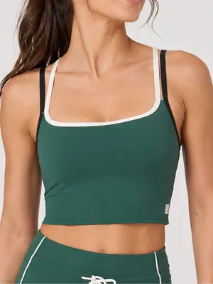 Vuori Daily Layered Tank Top in Viridian XL thumbnail 1