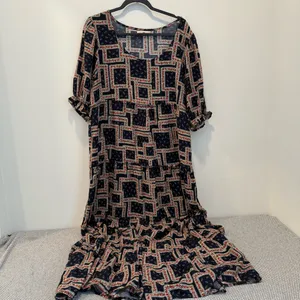 Natural Life Collette Navy Floral Maxi Dress size L thumbnail 4