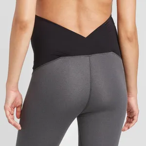 NWT Isabel Maternity By Ingrid & Isabel Active Maternity Leggings Gray XS thumbnail 5