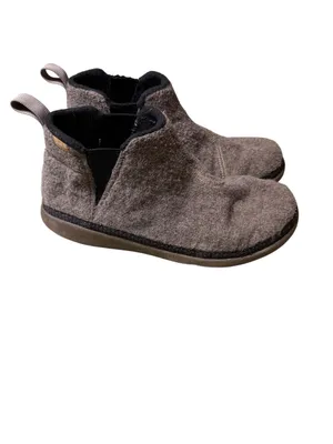 Chaco Women's Revel Chelsea V-Gore Boot 9.5 Felt Brown Slipper Fleece LUVSEAT thumbnail 4