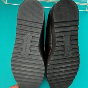 Kelly & Katie Black Flats Sleek Slip-On Loafers thumbnail 6