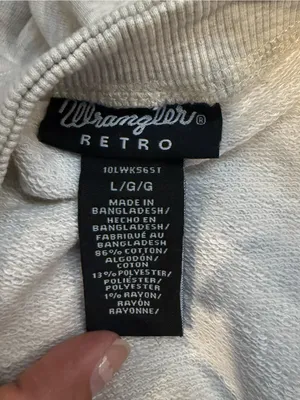 Wrangler Retro Aztec Logo Sweatshirt Southwestern Westerncore Side Snaps Gray L thumbnail 9