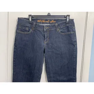 Not of This World Jesus Jeans Size 30 Low Rise Bootcut Baggy 90s Western thumbnail 2