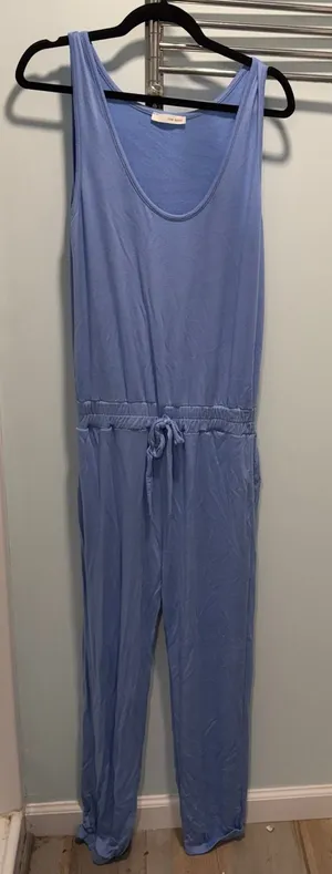 Dear Apple Sleeveless Jumpsuit Blue‎ Small Casual Loungewear Relaxed Fit thumbnail 1
