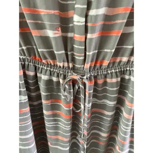 Apt.9 women's‎ gray/pink long sleeve pockets dress size 10 thumbnail 4