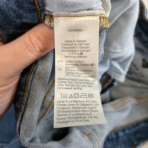 Madewell The Mid-Rise Perfect Vintage Jean DM7080 Blue 28 Slim Tapered thumbnail 4