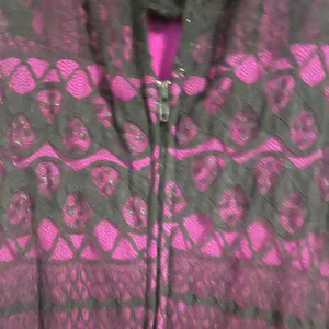 Fredrick’s Of Hollywood Sheer Purple Black Lace Maxi Dress Size Medium thumbnail 7