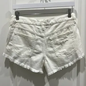 Free People White Cutoff Shorts High Rise Sz 26 thumbnail 3