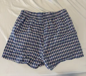 No Boundaries Blue plaid Boxer shorts thumbnail 4
