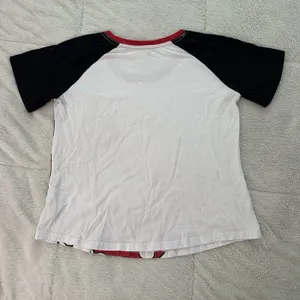 Disney Minnie Mouse Red Black WhiteT-Shirt Women L Graphic Tee Cute Sassy‎ Bow thumbnail 6