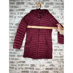 32° heat | women maroon down filled jacket thumbnail 6