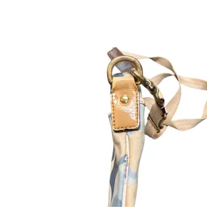 Coach Crossbody Purse No. L0767-41226 Cream Blue Tan Pattern Vintage Y2K thumbnail 9
