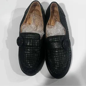 LifeStride Women’s Lolly Slip-On Loafer Black Croc Size 5M Chic Comfort Flats 🔥 thumbnail 5