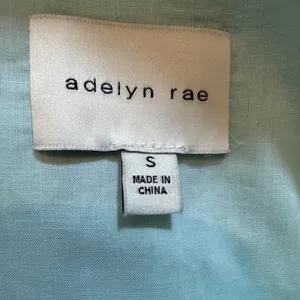 Adelyn Rae Cotton Tiered Maxi Dress Aqua Size Small thumbnail 9
