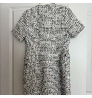Endless Rose Blue and White Tweed Dress thumbnail 5