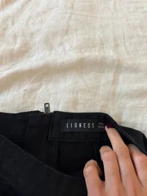 Lioness Black Denim Mini Skirt thumbnail 3
