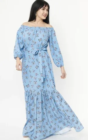 Unique Vintage Blue & Butterflies PLUS SIZE Sweet Escape Maxi Dress NWT | 2XL thumbnail 7