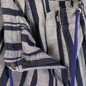 Brooks Brothers 346 Pants Women 14 Striped Wide Leg Linen Blend Casual thumbnail 11