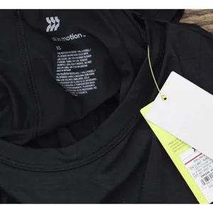 NWT All In Motion Womens Leggings-Friendly Long Sleeve Top 90612561 Black XS thumbnail 9