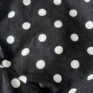 Reformation Michaela Black Polka Dot Dress size 4 thumbnail 4