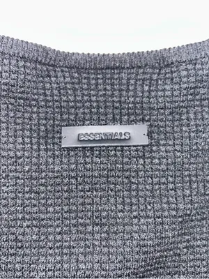 Fear of God Essentials WAFFLE FITTED LONG SLEEVE SWEATER thumbnail 5
