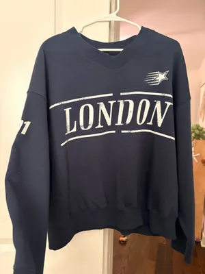 London sweatshirt Blue Size XXL thumbnail 1