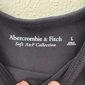 Abercrombie and Fitch Size L SoftAF Black Bodysuit thumbnail 3