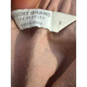 Lucky Brand Pink Floral Eyelet Tiered Mini Skirt Cotton Ruffle Boho Small Y2K co thumbnail 4