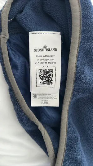 Men’s Stone Island Quarter Zip Blue Size M thumbnail 4